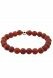 Pulsera para ceniza de ágata rojo para mujer