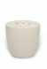 Mini urna para cenizas de cerámica 'Carrara' con portavela