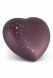 Miniurna ceramica corazón con cristal Swarovski (tamaños y colores diferentes)