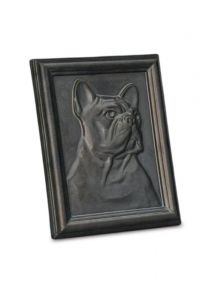 Urna mascota para perros 'Bulldog francés' en colores diferentes