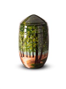 Glassfiber funeral urn cremation ashes