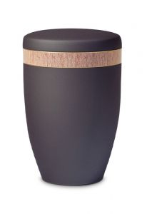 Metal cremation ashes urn funeral