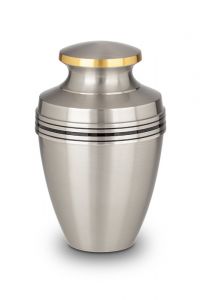 Brass funeral urn cremation ashes