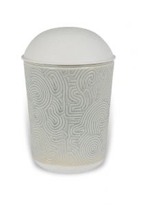 Funeral urn porcelain