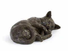Urna escultura gato 'Gato durmiendo' l REBAJAS
